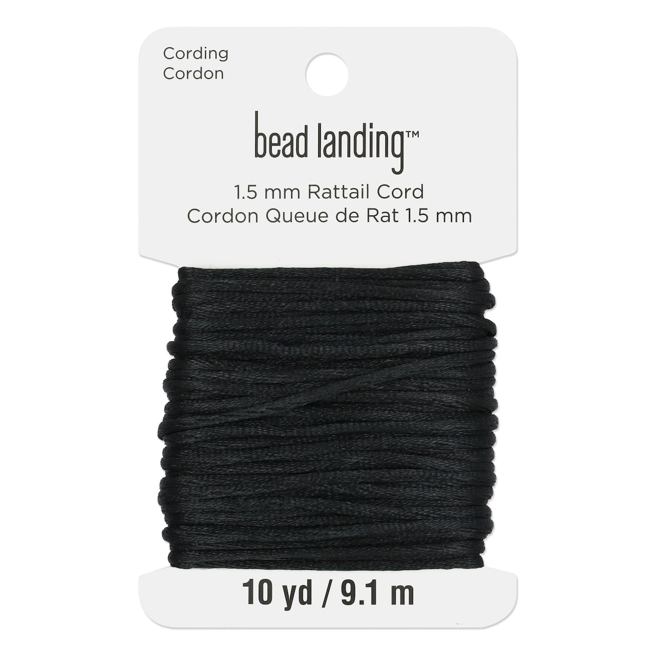 12 Pack: 1.5mm Rattail Cord by Bead Landing™